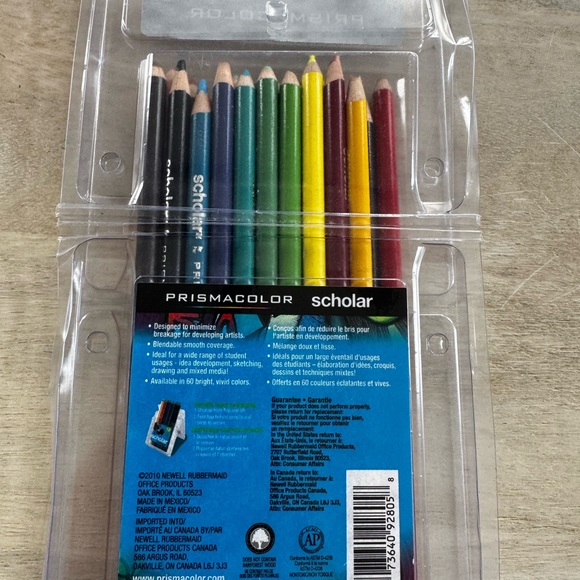 Prismacolor Scholar Colored Pencils Set 21 included - Picture 2 of 2